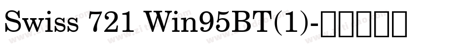 Swiss 721 Win95BT(1)字体转换